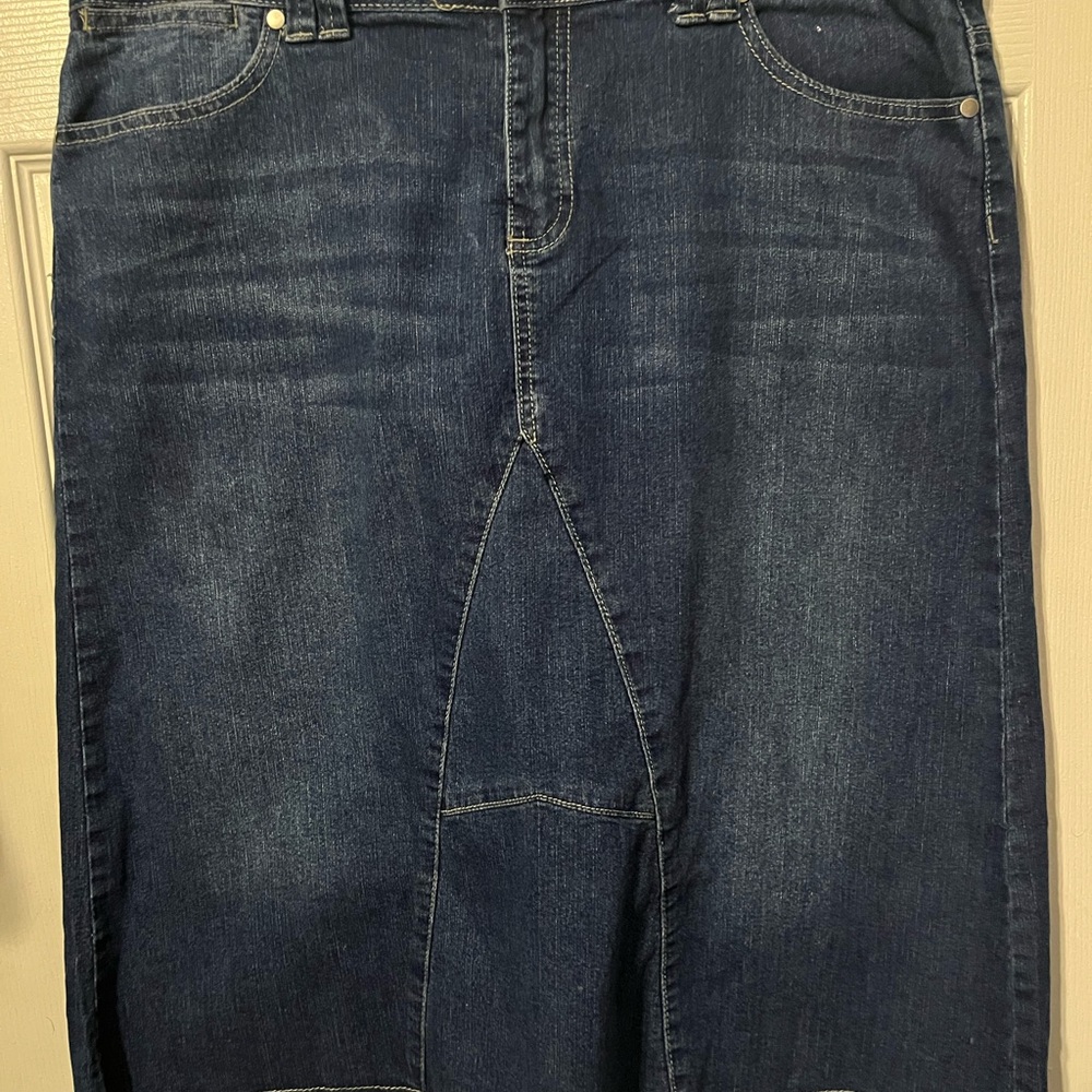 Cato Dark Blue Denim Mini Skirt